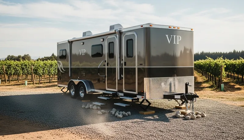 Vip Restroom Trailers services in Auburn.