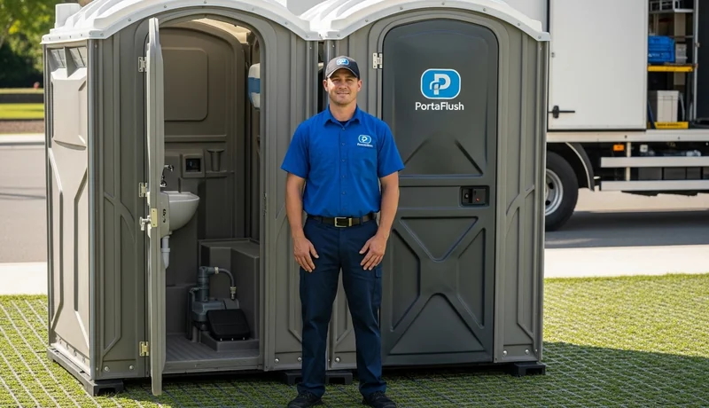 Deluxe Flushable Porta Potties services in Hoover.