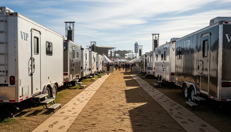 Vip Restroom Trailers services in Tempe.