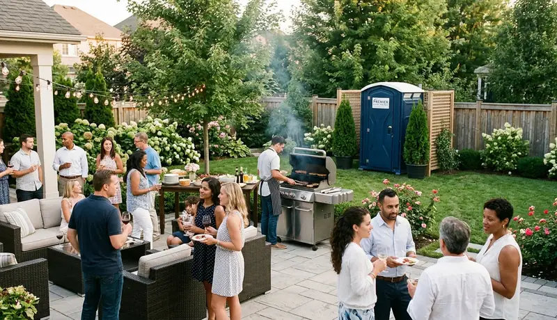 porta potty rental for backyard parties: a complete planning guide in USA in USA